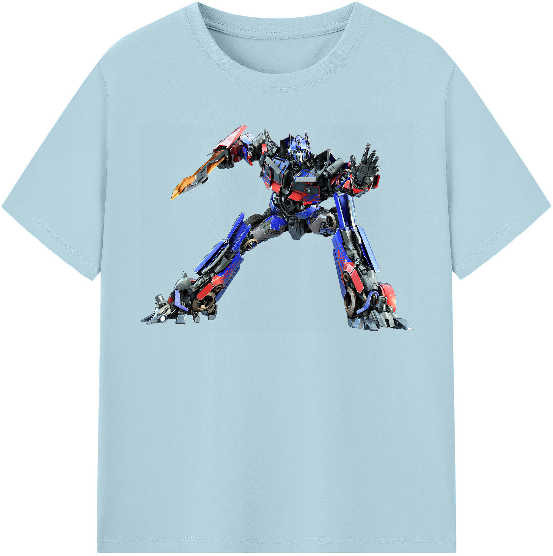 （画像用） Transformers トランスフォーマー 綿100％半袖Tシャツ（フロントプリント）
